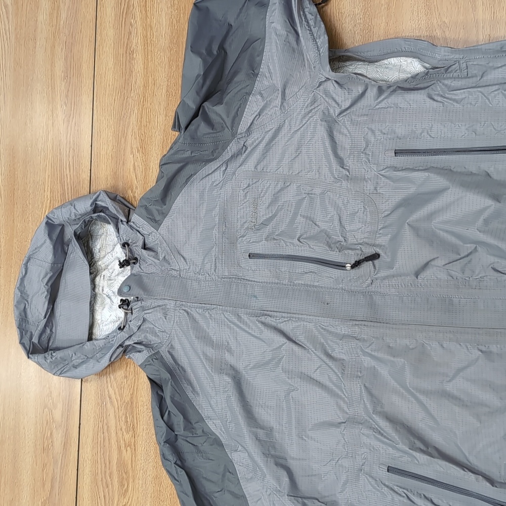 LL Bean Mens Trail Model Rain Jacket XL